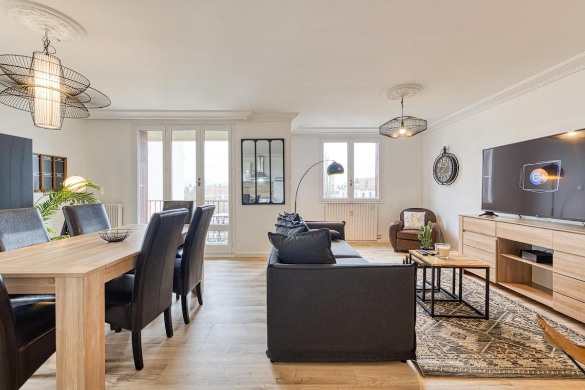 Magnificent Apartment, 4 Bedrooms, Fiber Wifi Grenoble Exterior foto