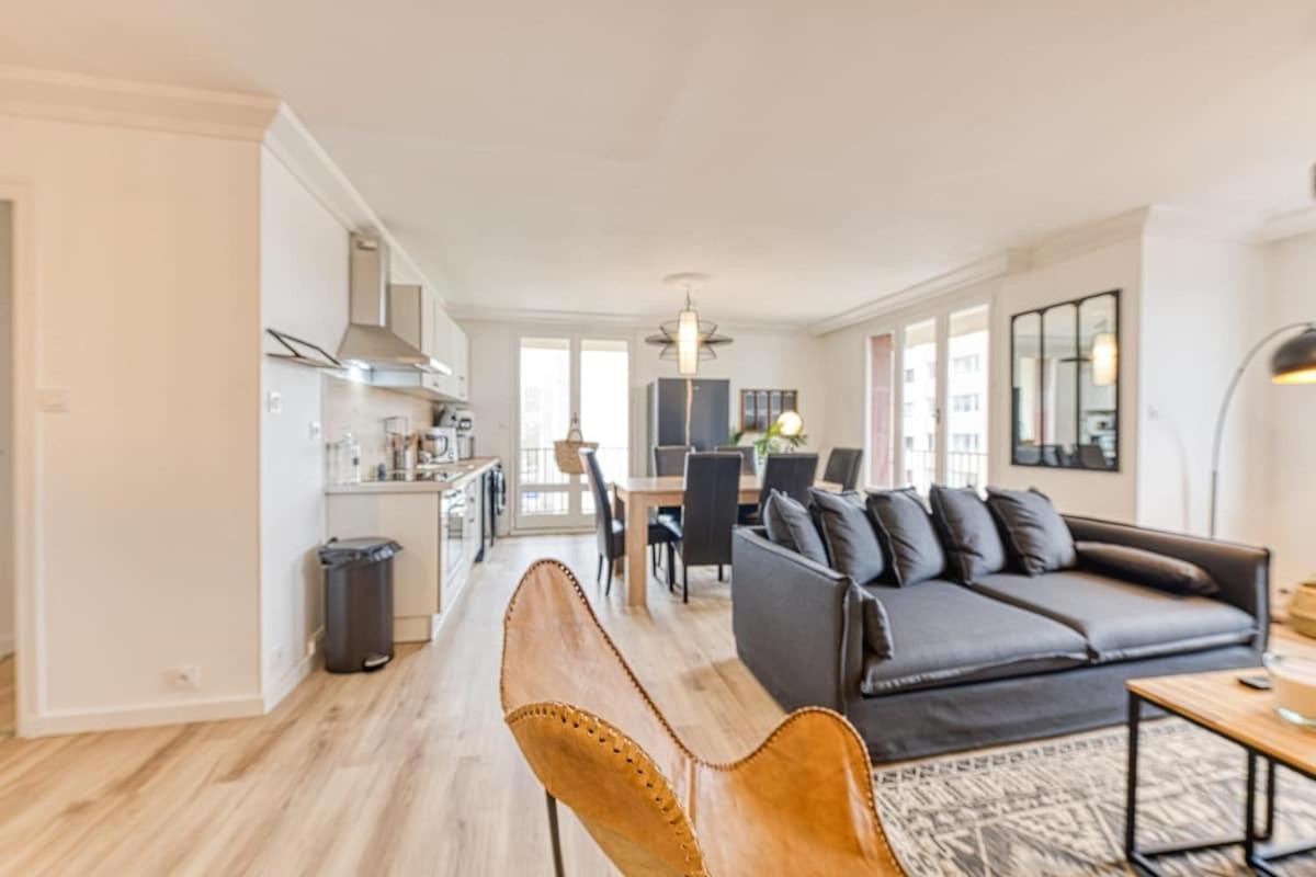 Magnificent Apartment, 4 Bedrooms, Fiber Wifi Grenoble Exterior foto