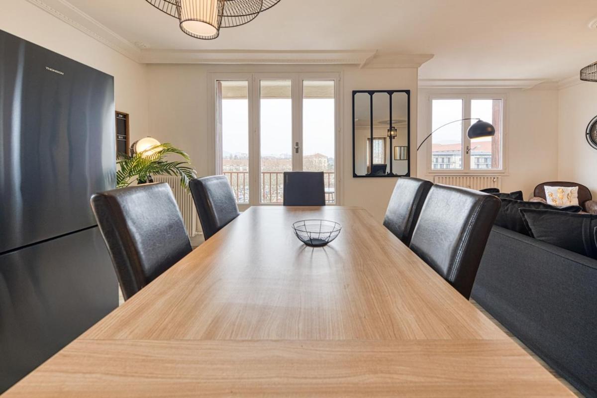 Magnificent Apartment, 4 Bedrooms, Fiber Wifi Grenoble Exterior foto